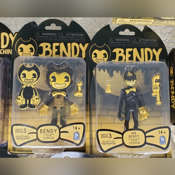 Bendy And The Ink Machine Lot, RARE Ink Machine Action Figures, & Buildables - Picture 8 of 11